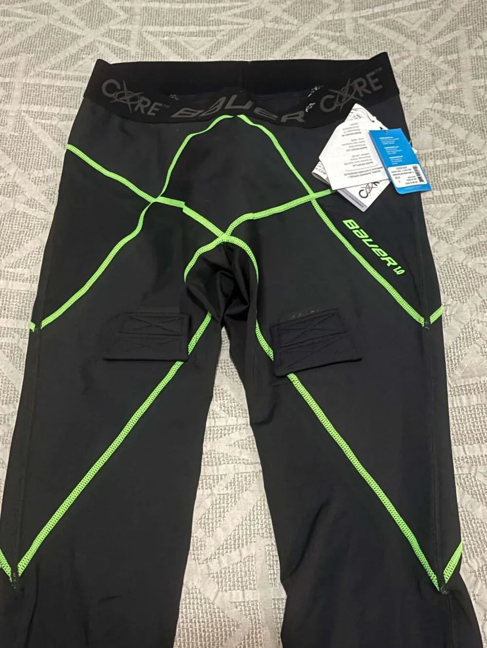 Bauer Pro Core 1.0 Compression Fit Jock Pant, Size Men’s Large New With Tags